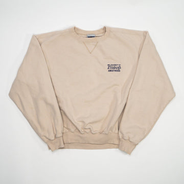 Vintage Beige University of Pittsburgh Anesthesia Crewneck (M) | Rebalance Vintage.