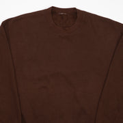 Vintage 90s Brown Blank Jerzee Crewneck (L)