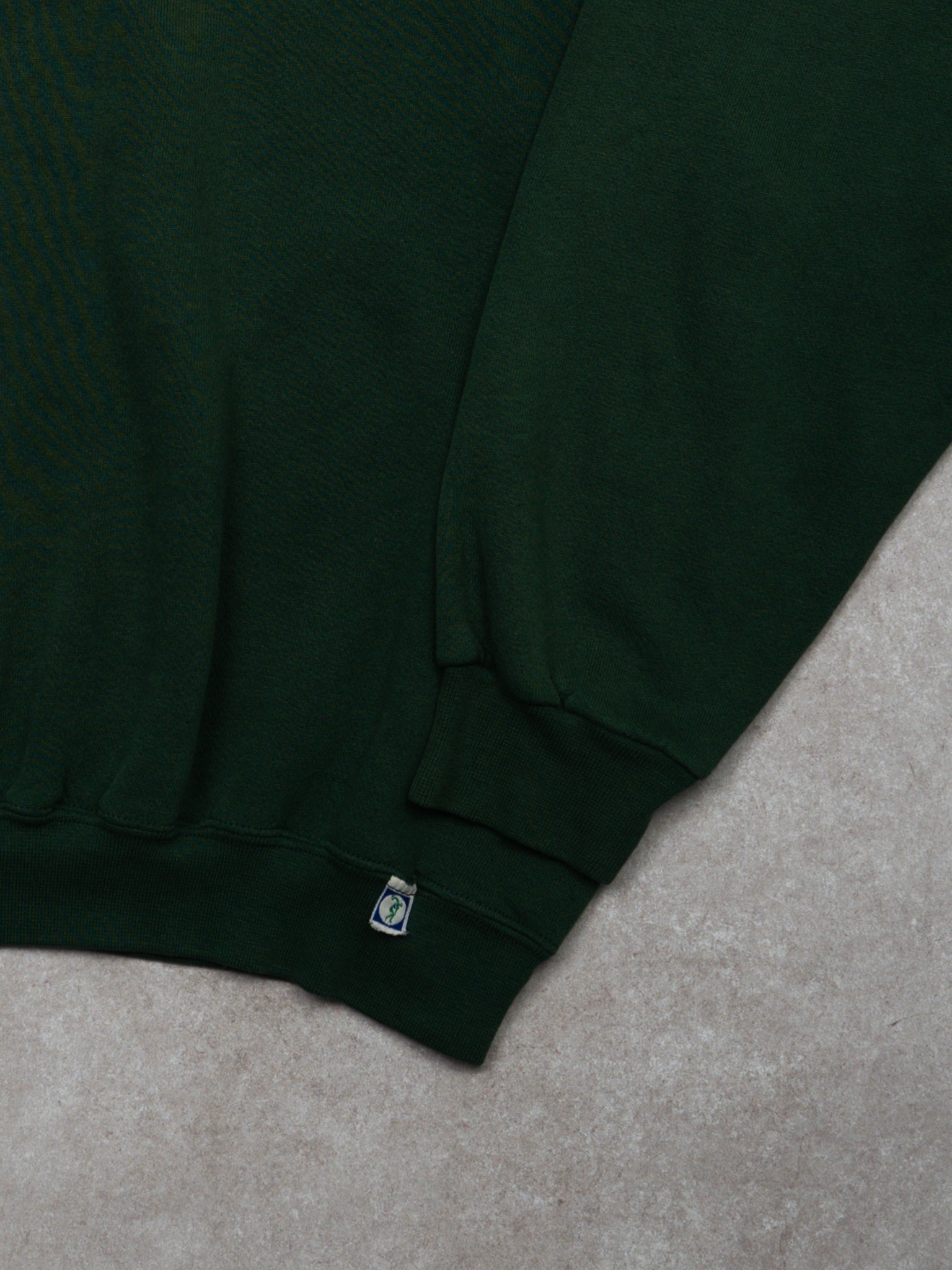 Vintage 80s Green Blank Discus Athletic Crewneck (L)