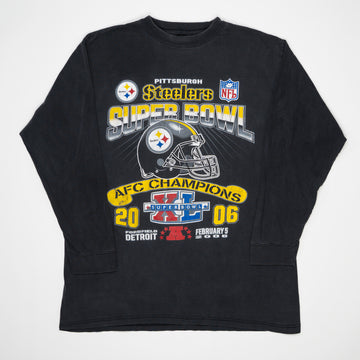 Vintage '06 Steelers Super Bowl AFC Champs Long Sleeve (L) | Rebalance Vintage.