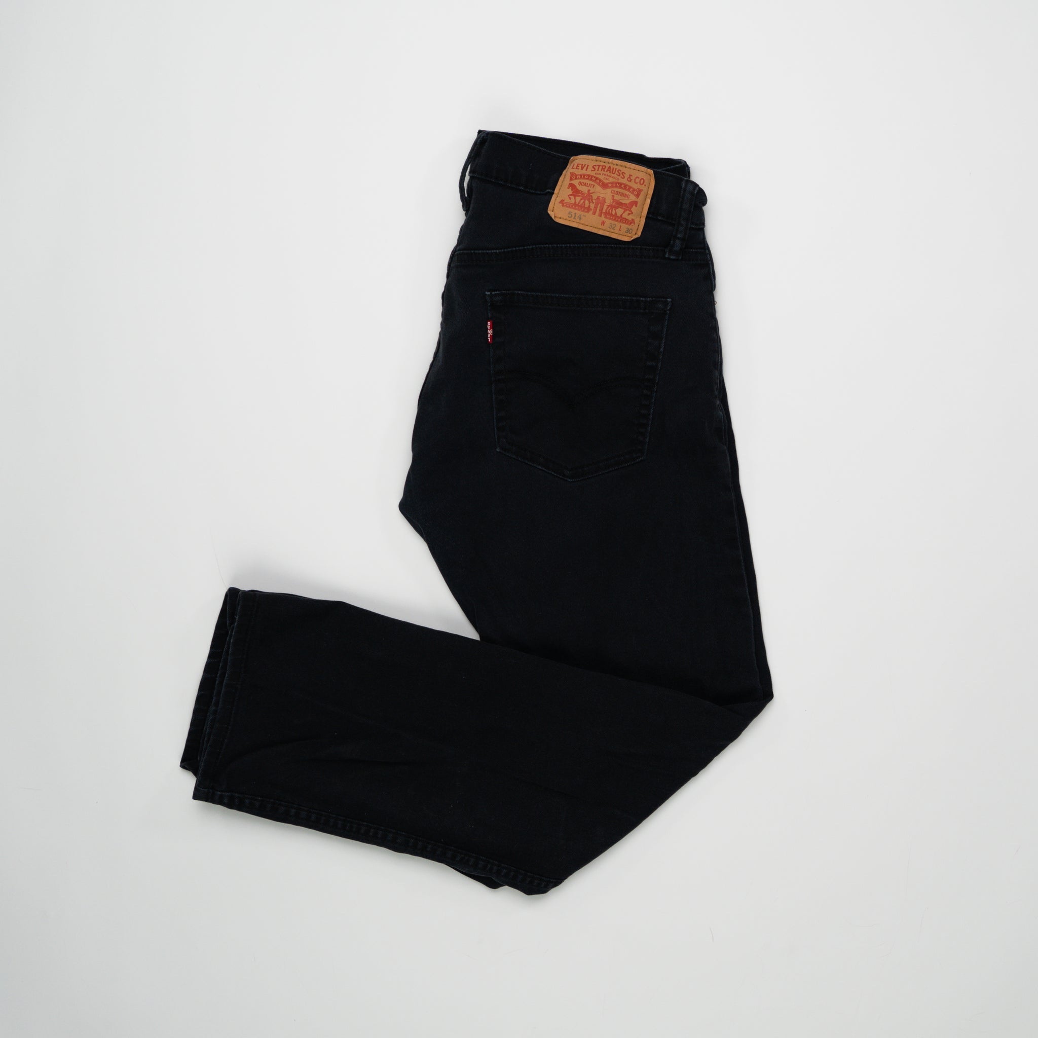 Vintage Black Levi 514 Jeans (32 x 30) | Rebalance Vintage.