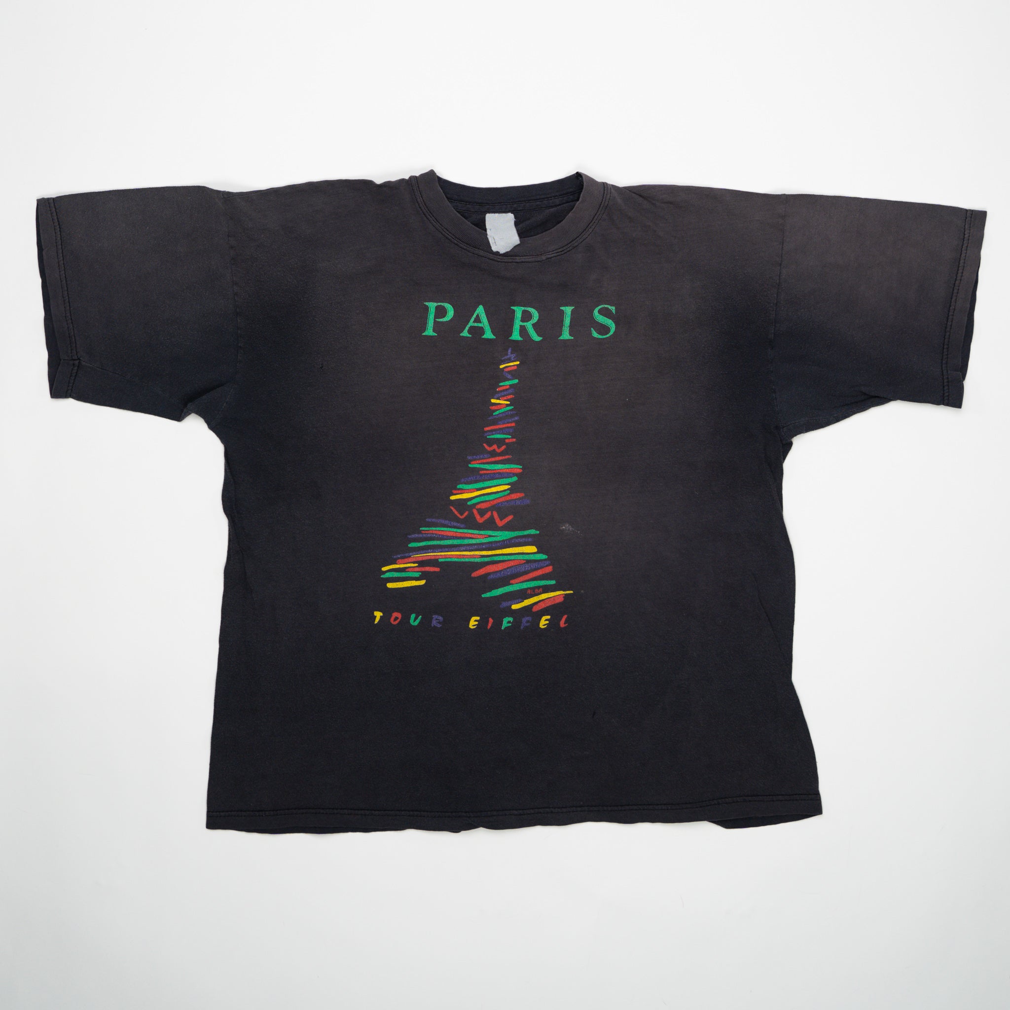 Vintage 80s Paris Tour Eiffel Tee (M) | Rebalance Vintage.