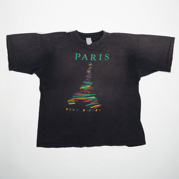 Vintage 80s Paris Tour Eiffel Tee (M) | Rebalance Vintage.