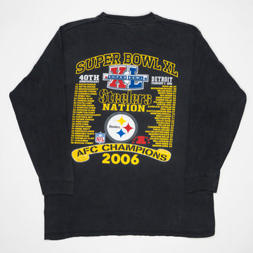 Vintage '06 Steelers Super Bowl AFC Champs Long Sleeve (L) | Rebalance Vintage.