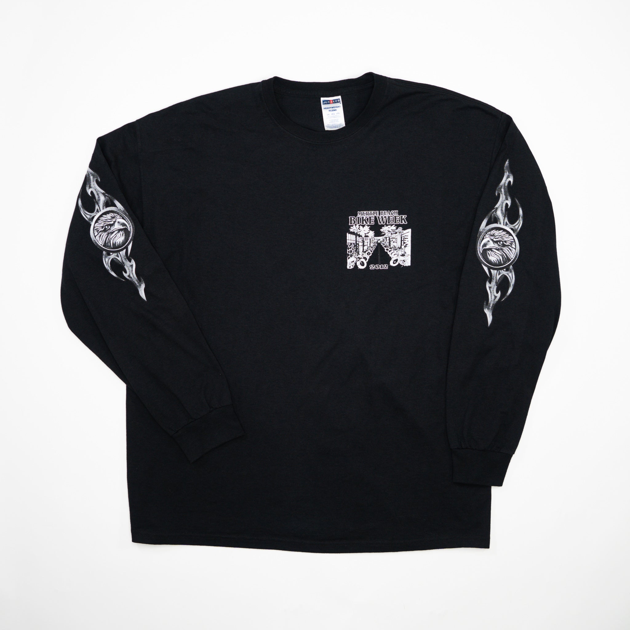 '12 Black Myrtle Beach Bike Week Long Sleeve (L)