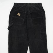 Vintage 80s Dark Grey Lee Dungaree Corduroy Pants 2.0 (31 x 30)