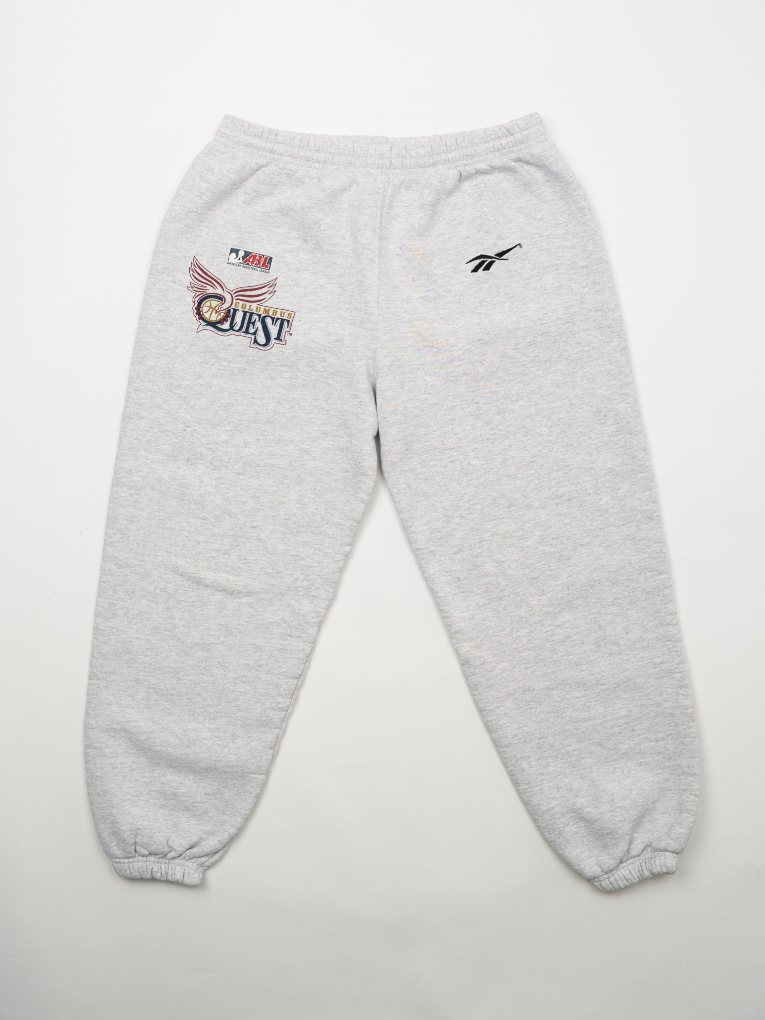 Vintage 90s Light Grey Columbus Quest ABL Sweatpants (S/M)