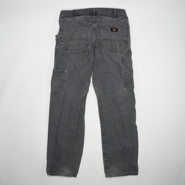 Vintage Grey Dickies Ripped Cargo Jeans (32 x 32) | Rebalance Vintage.