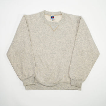Vintage 90s Cream Russell Athletics Crewneck (S) | Rebalance Vintage.