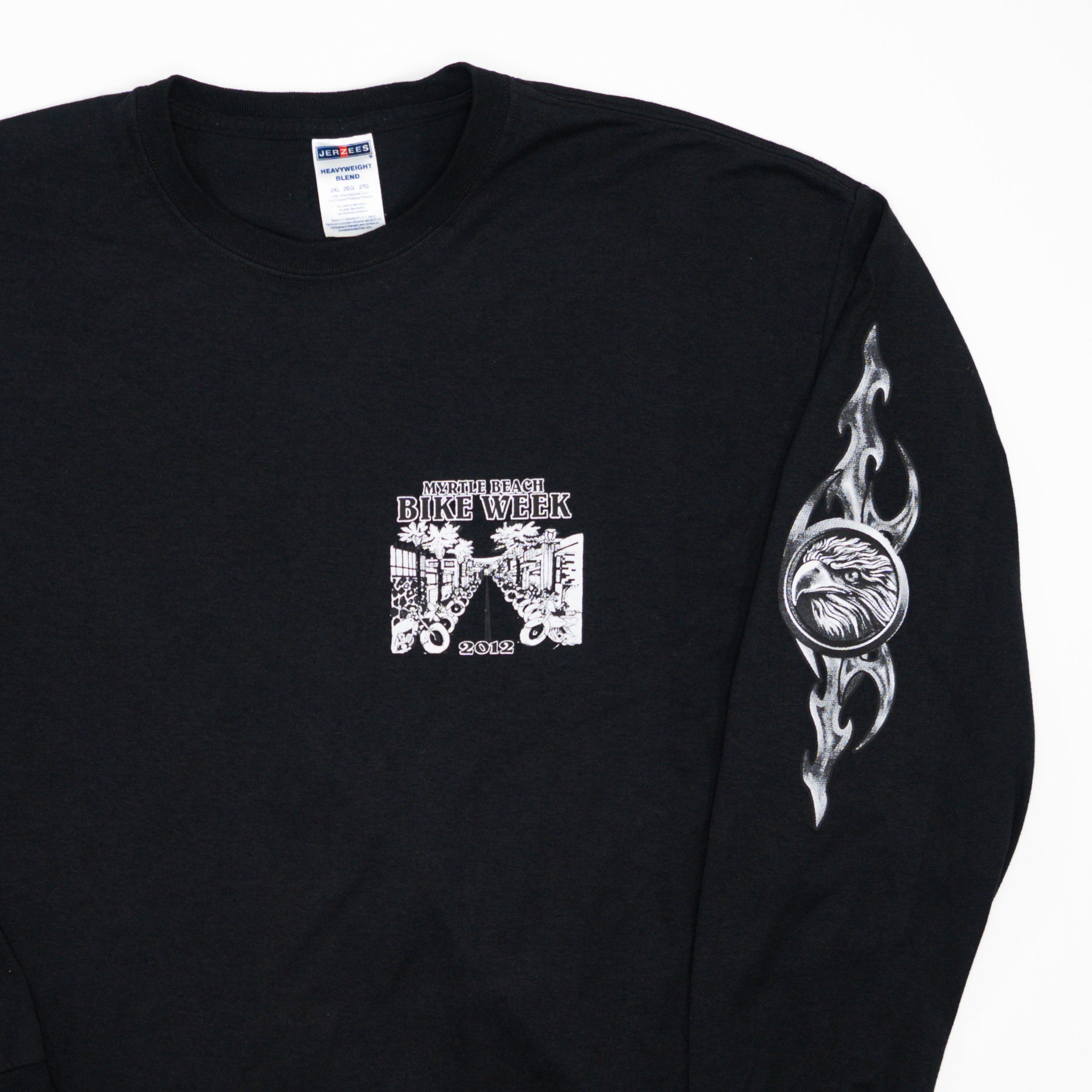 '12 Black Myrtle Beach Bike Week Long Sleeve (L)