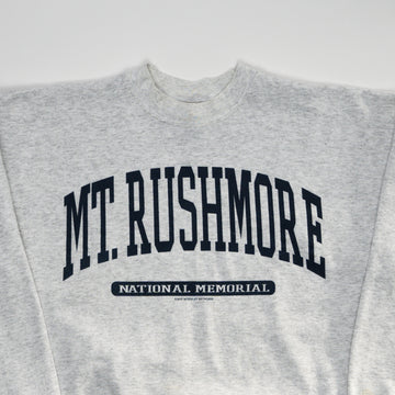Vintage Grey Mt. Rushmore Crewneck (M) | Rebalance Vintage.