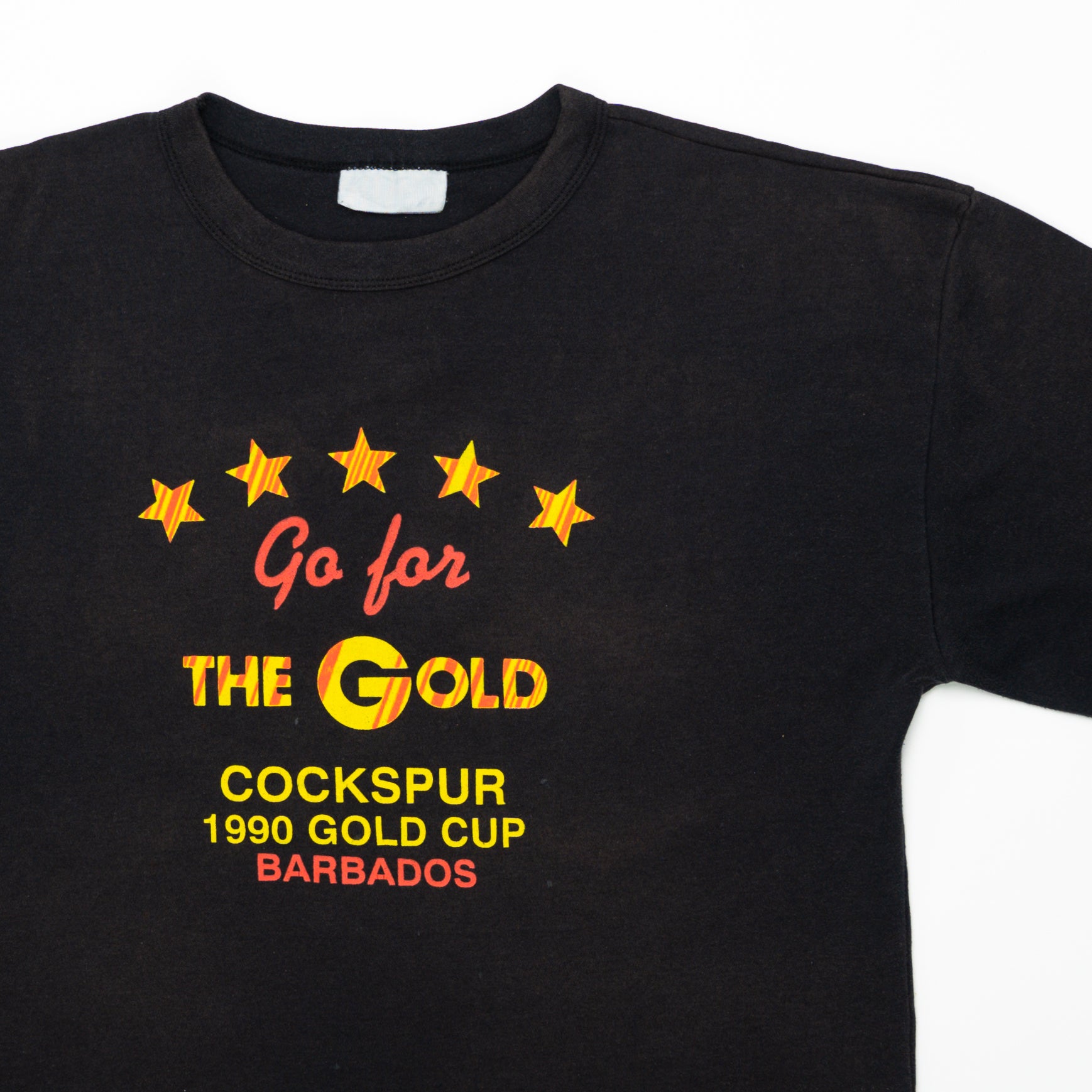 Vintage '90 Cockspur Rum Go for Fold Barbados Tee (L) | Rebalance Vintage.