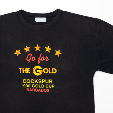 Vintage '90 Cockspur Rum Go for Fold Barbados Tee (L) | Rebalance Vintage.