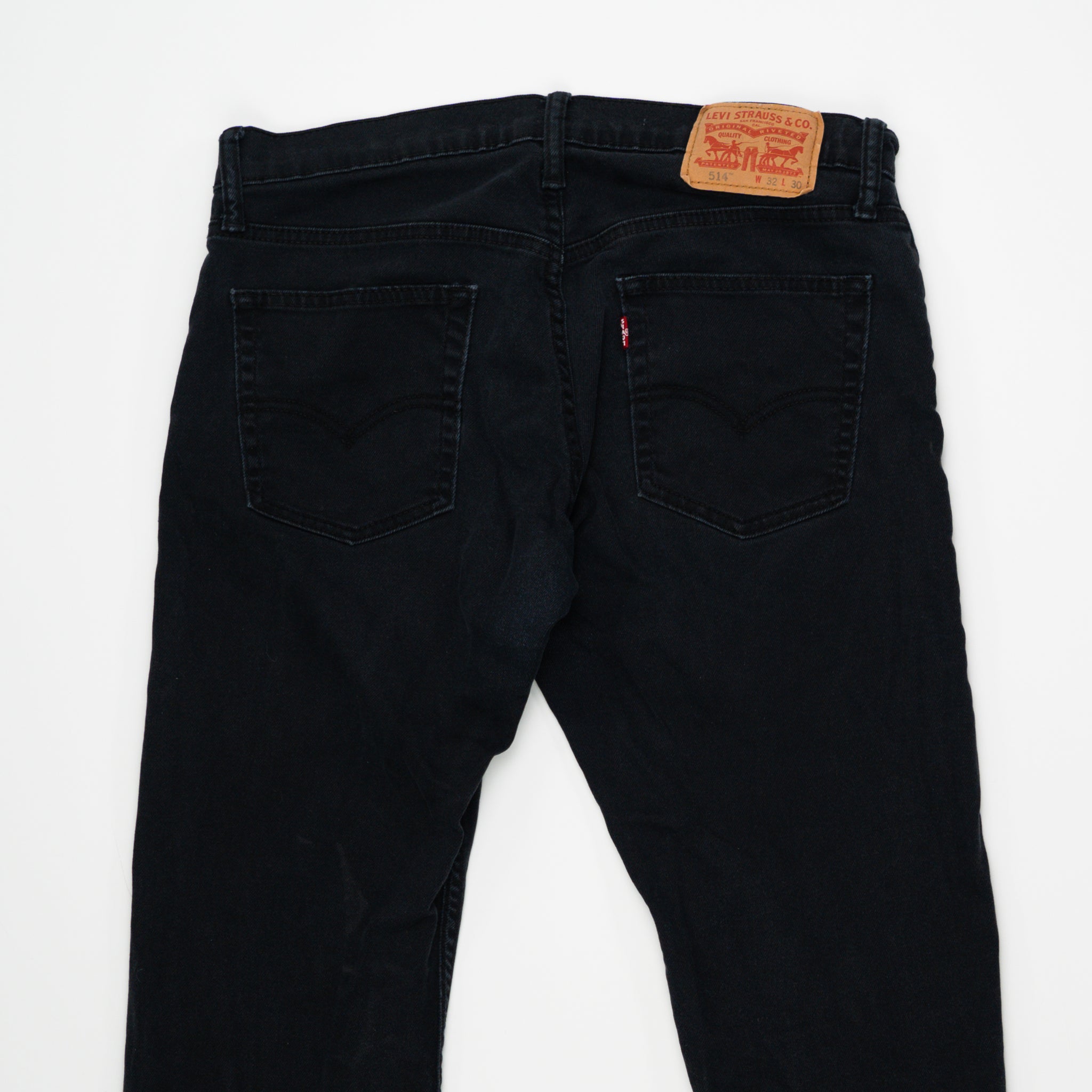 Vintage Black Levi 514 Jeans (32 x 30) | Rebalance Vintage.