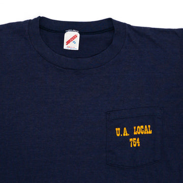 Vintage 90s U.A Local 754 Firefighter Tee (M) | Rebalance Vintage.