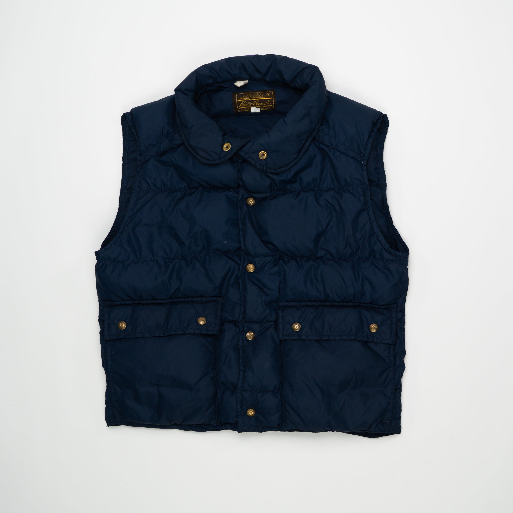 Vintage Blue Eddie Bauer Vest (M) | Rebalance Vintage.