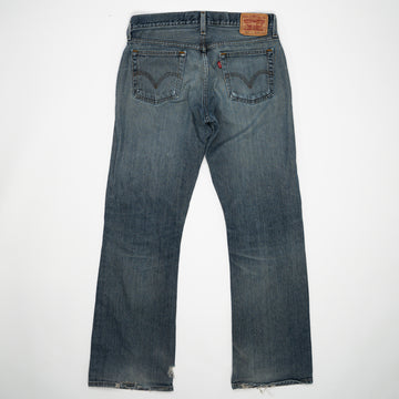 Vintage Blue Low Boot Cut Levi's (32 x 32) | Rebalance Vintage.