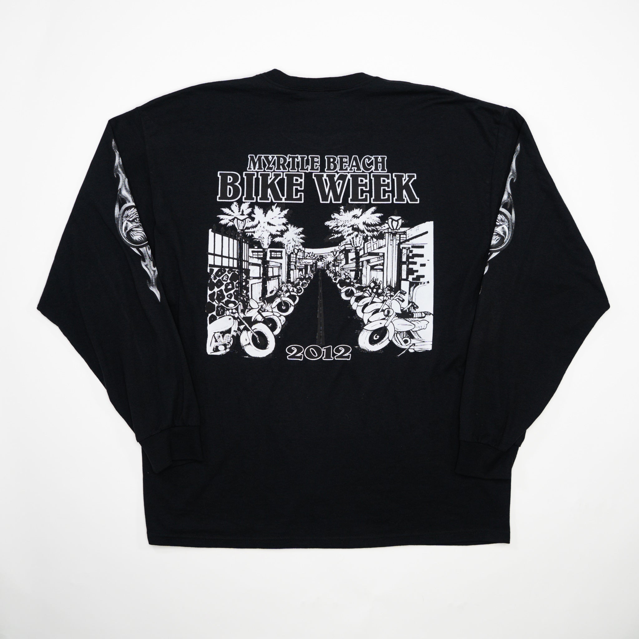 '12 Black Myrtle Beach Bike Week Long Sleeve (L)