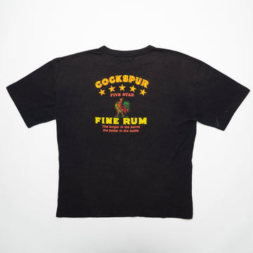 Vintage '90 Cockspur Rum Go for Fold Barbados Tee (L) | Rebalance Vintage.