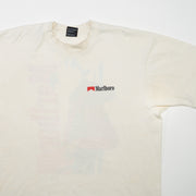 Vintage 90s Cream Marlboro Cowboy Smoking Tee