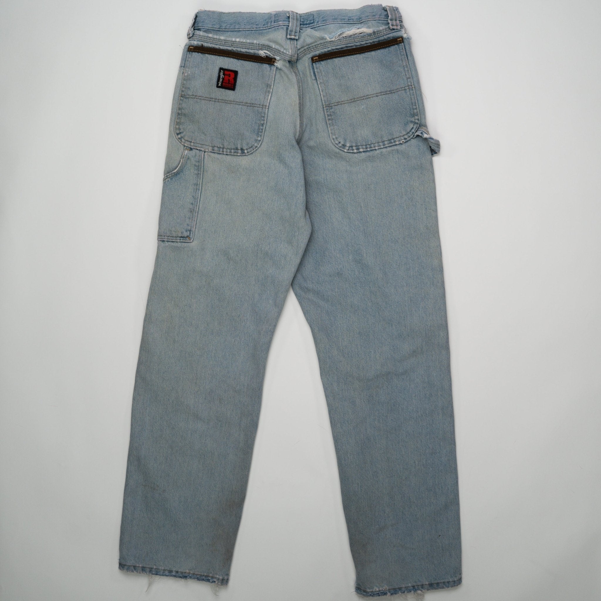 Vintage light washed Wrangler Riggs Workwear Jeans (34) | Rebalance Vintage.