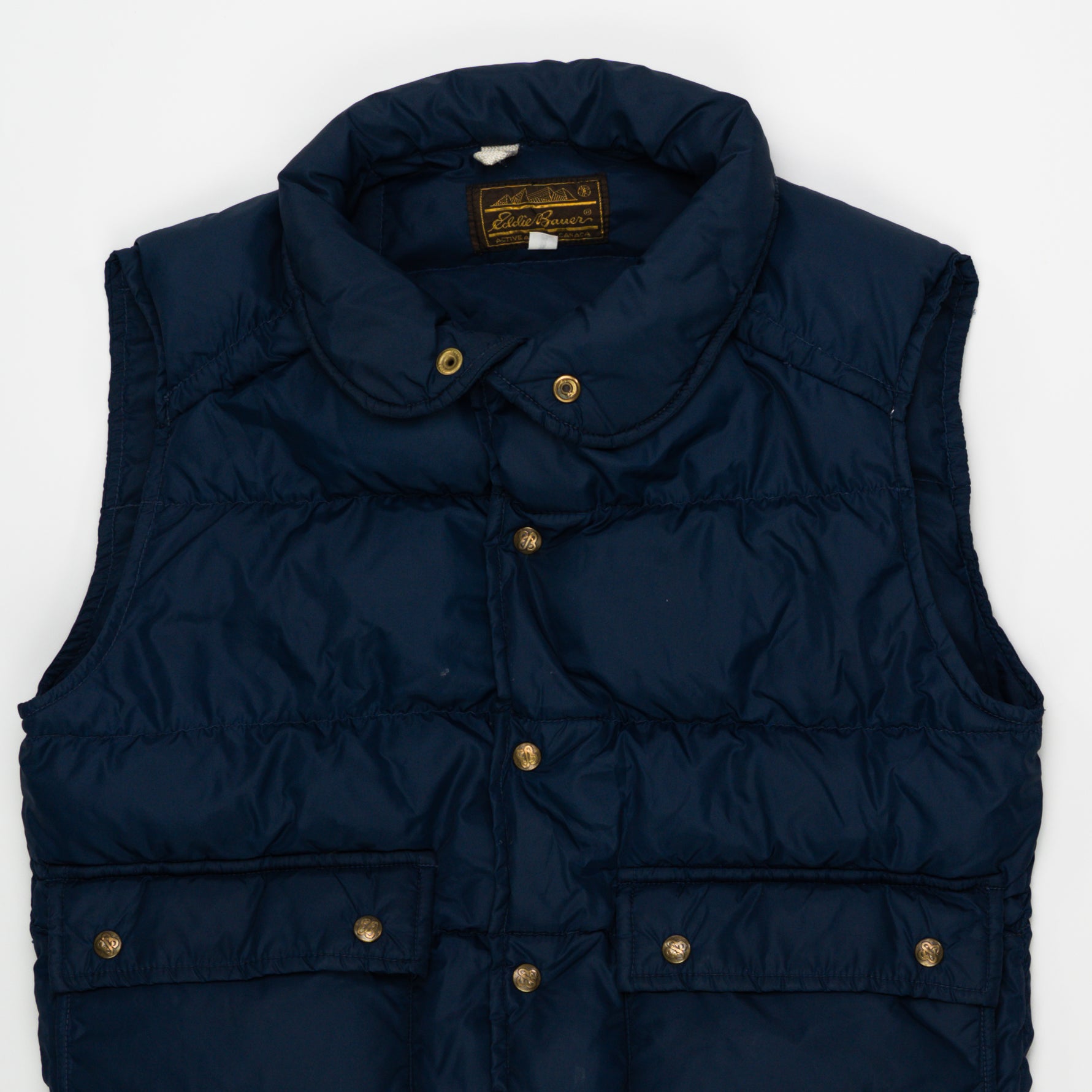 Vintage Blue Eddie Bauer Vest (M) | Rebalance Vintage.