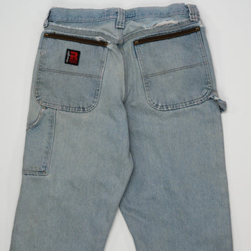 Vintage light washed Wrangler Riggs Workwear Jeans (34) | Rebalance Vintage.