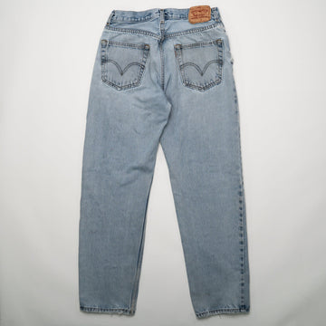 Vintage Light Washed Ripped Levi Jeans (32 x 31) | Rebalance Vintage.