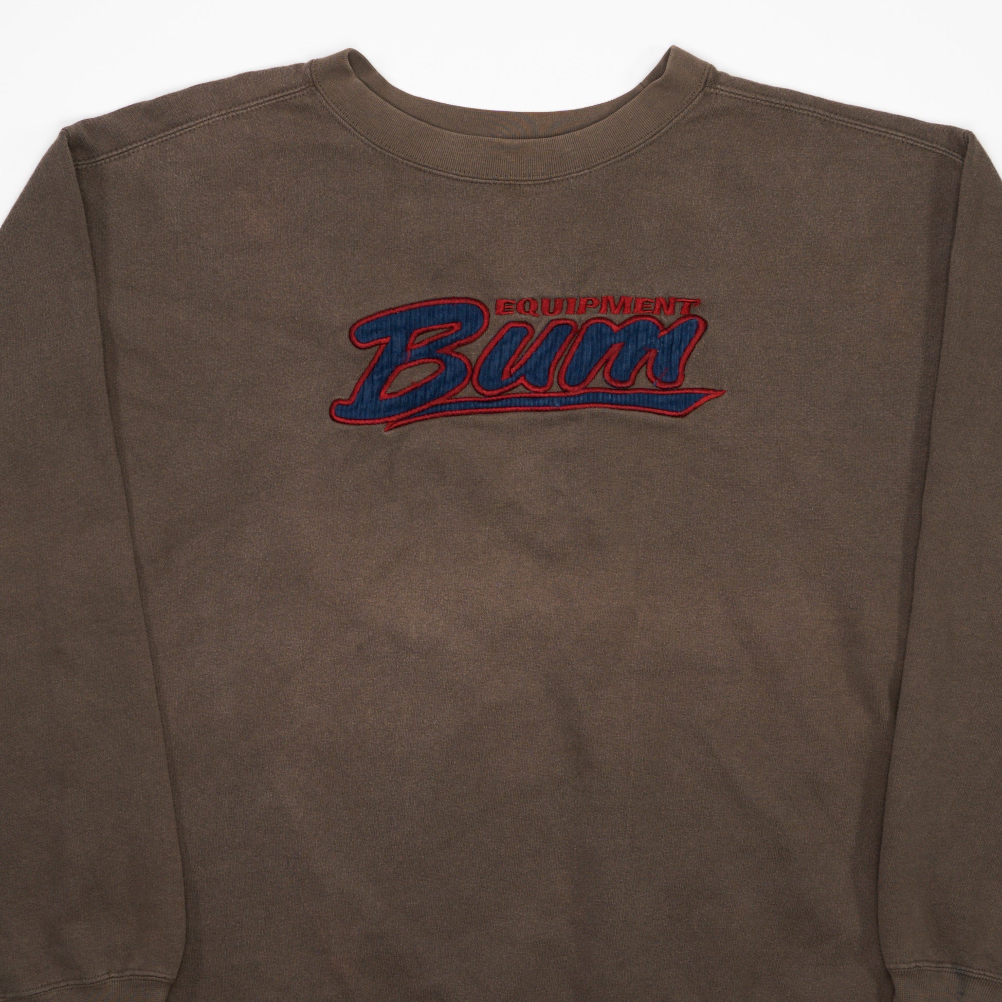 Vintage 90s Brown Bum Equipment Crewneck (XL)