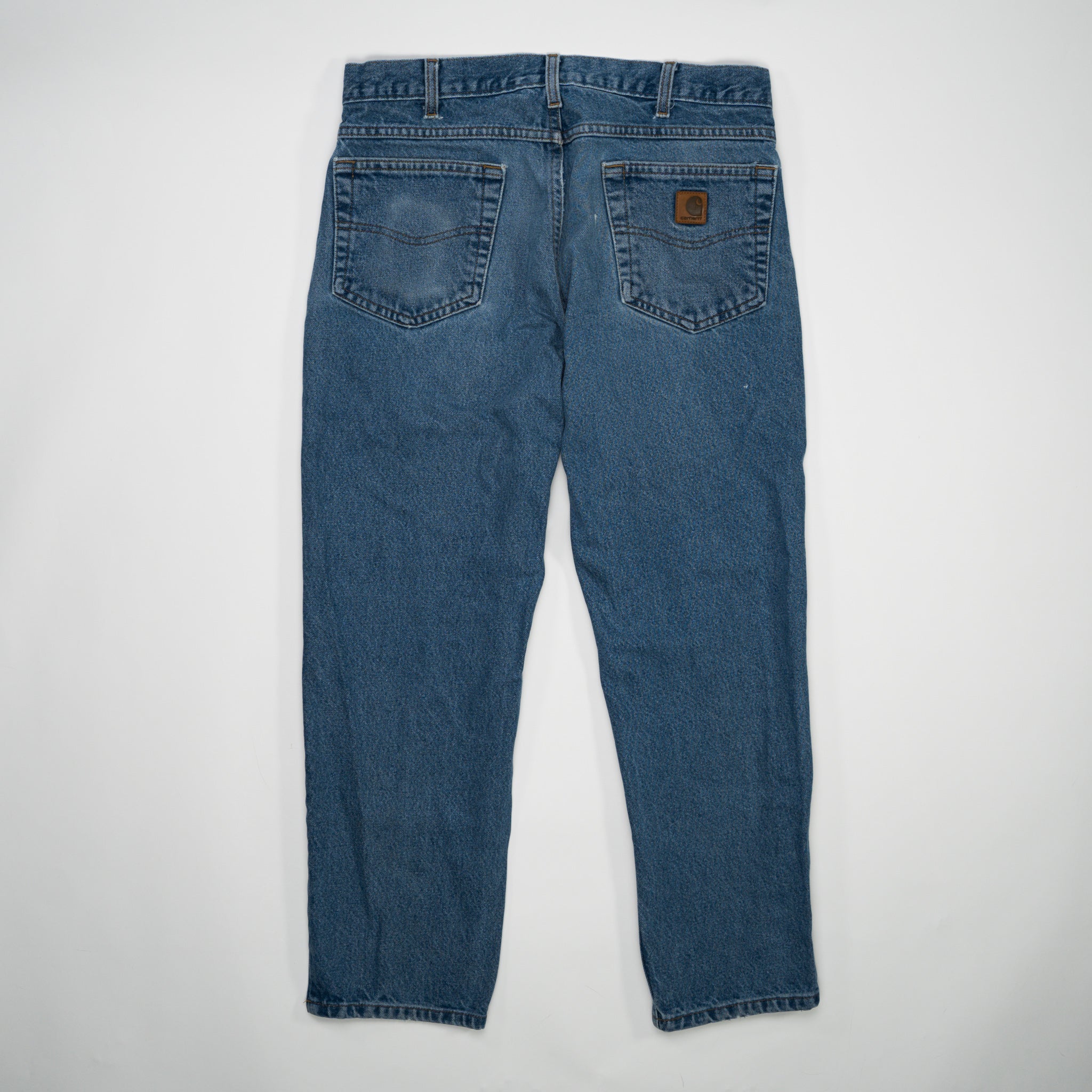 Vintage Blue Washed Carhartt Jeans (32 x 28) | Rebalance Vintage.