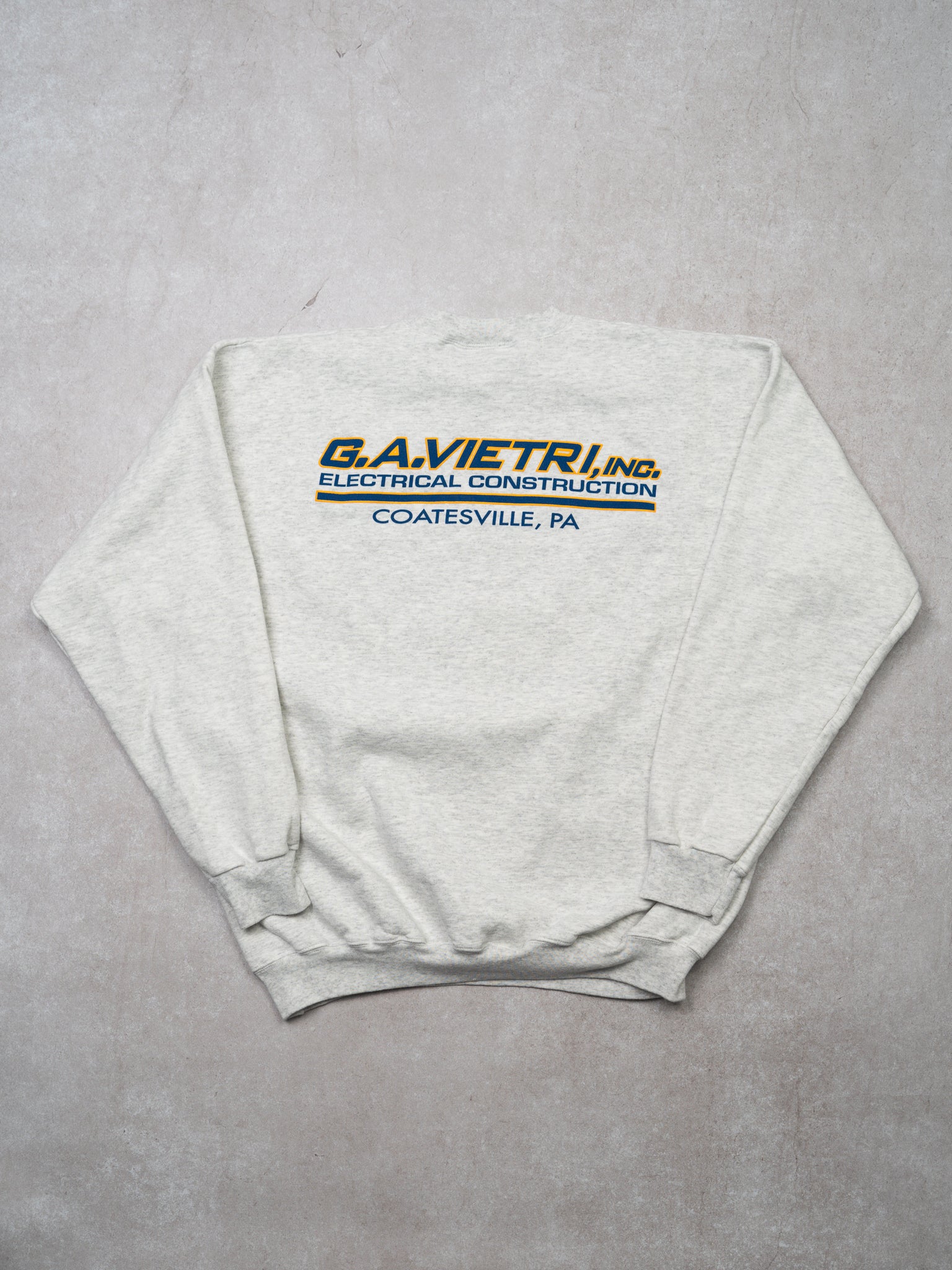 Vintage 90s Light Grey G.A Vietri Inc Crewneck (L)