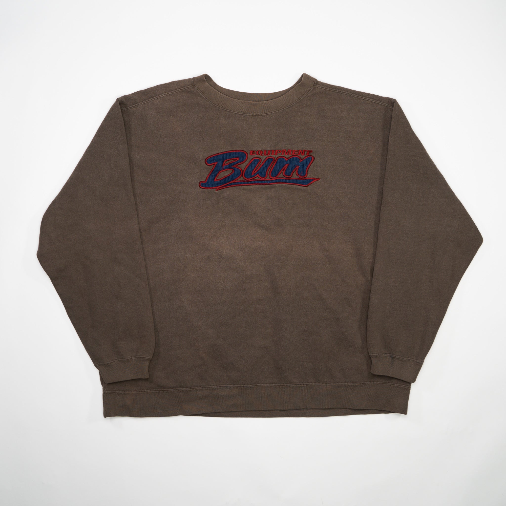 Vintage 90s Brown Bum Equipment Crewneck (XL)