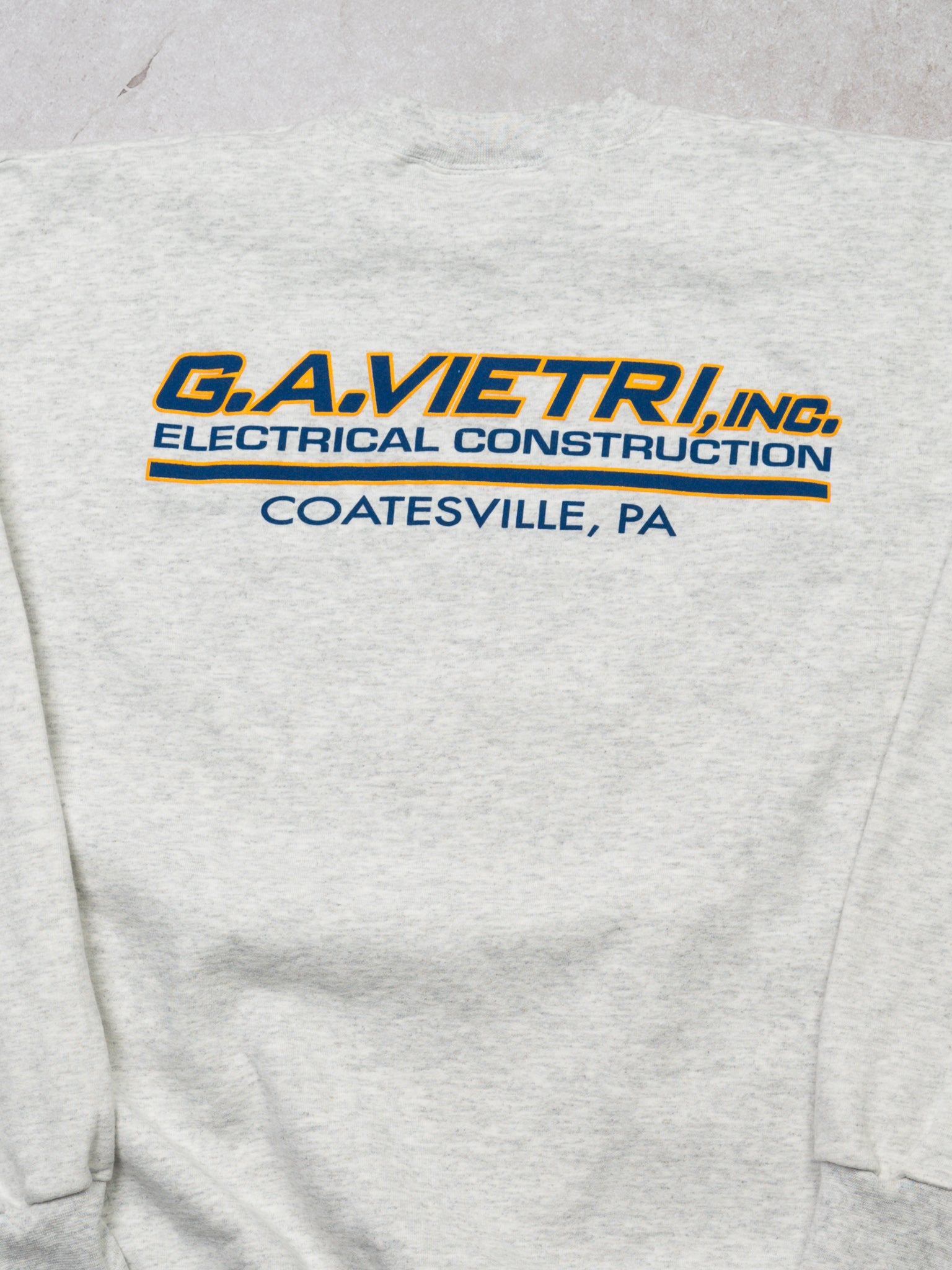 Vintage 90s Light Grey G.A Vietri Inc Crewneck (L)