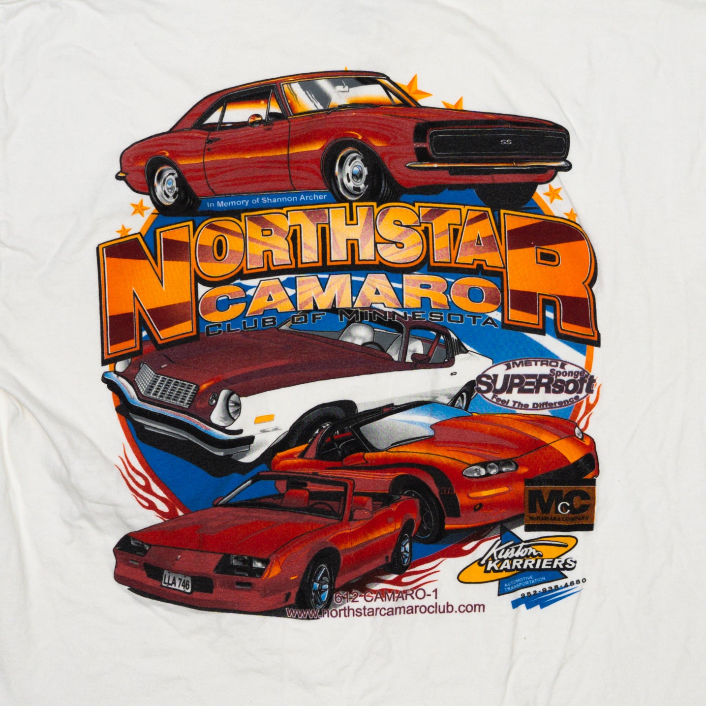 Vintage White NorthStar Camaro Club Tee (M) | Rebalance Vintage.