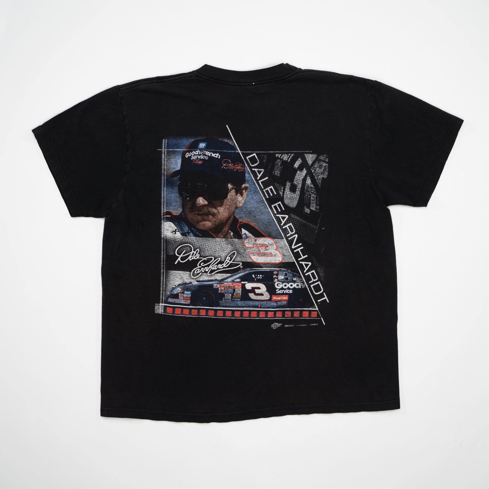 Vintage Black Dale Earnhardt #3 Racing Tee (M)