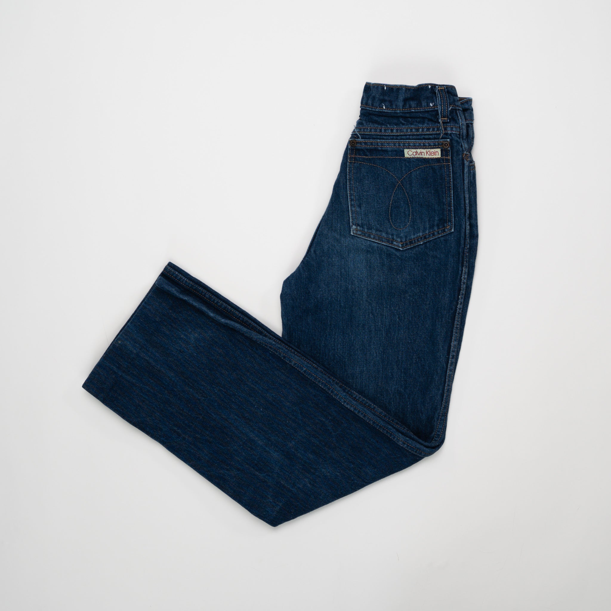 Vintage Dark Blue Calvin Klein High Waisted (25) | Rebalance Vintage.