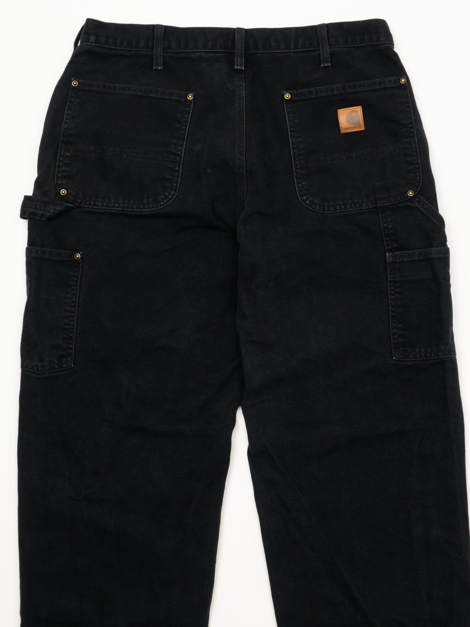 Vintage Black Carhartt Double Knee Cargo Pants (34 x 32