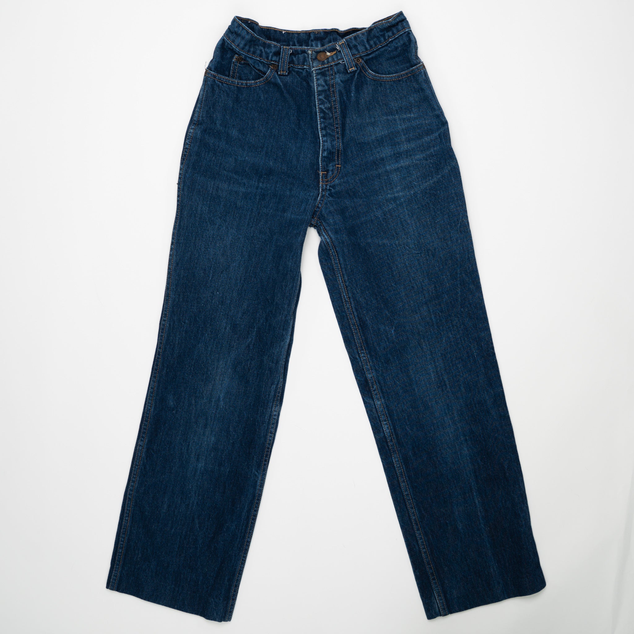 Vintage Dark Blue Calvin Klein High Waisted (25) | Rebalance Vintage.