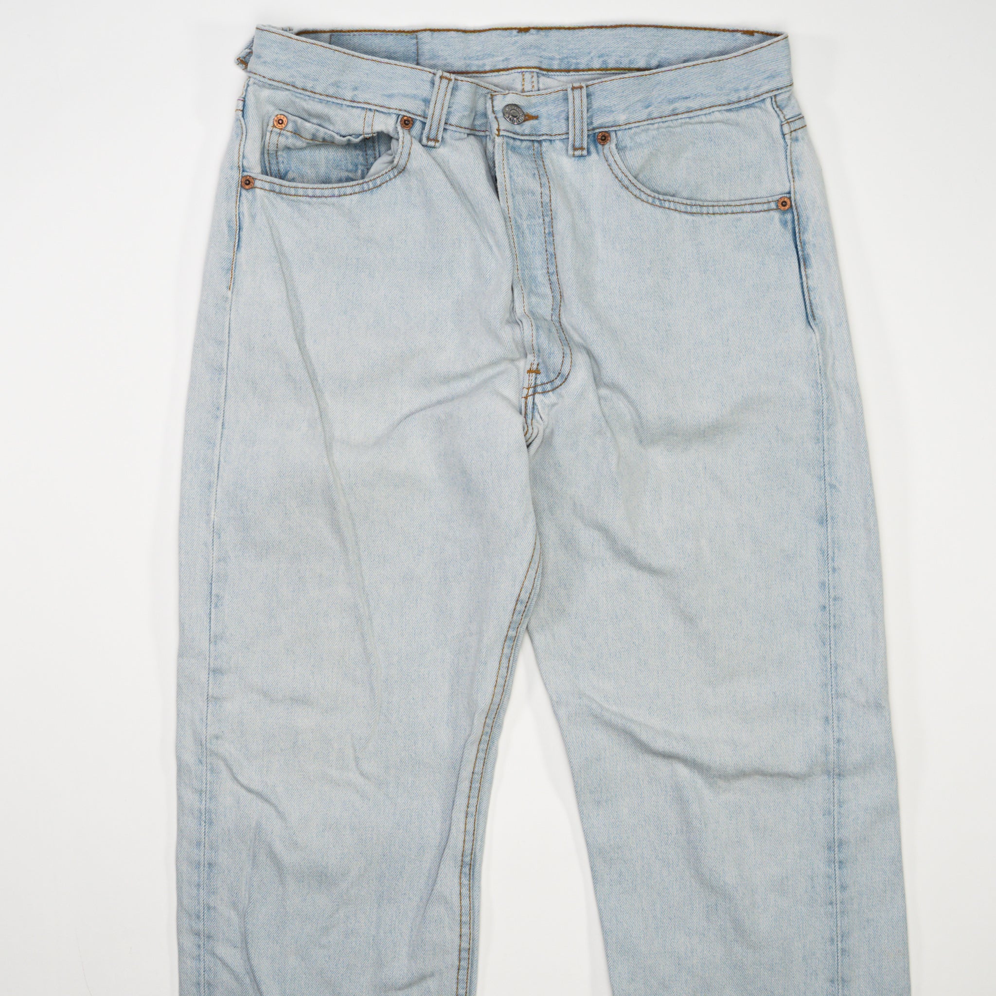 Vintage Very Light Washed 501 Levi Jeans (30 x 34)
