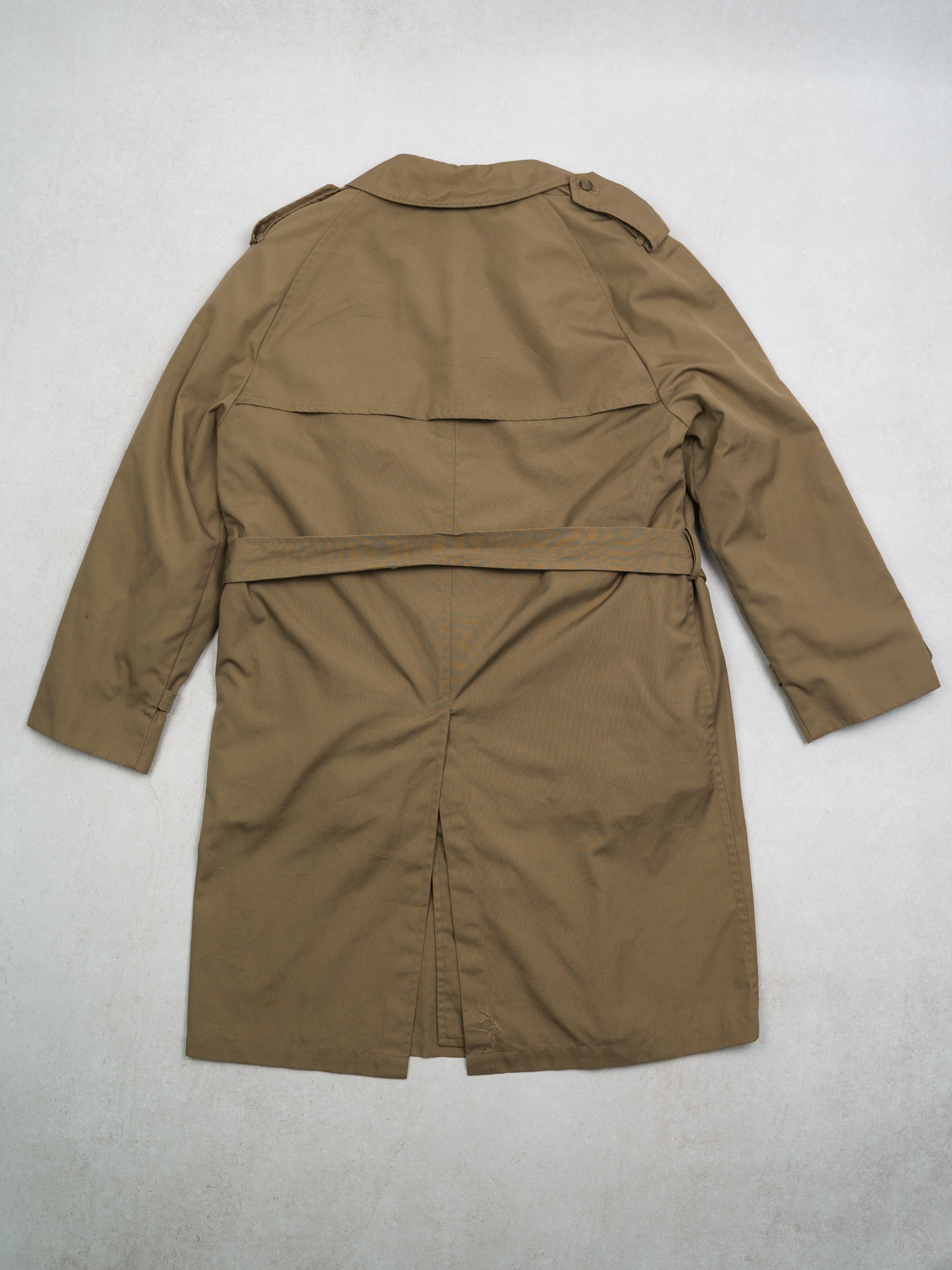 Vintage 70s Dark Beige Arnie Trench Coat (M)