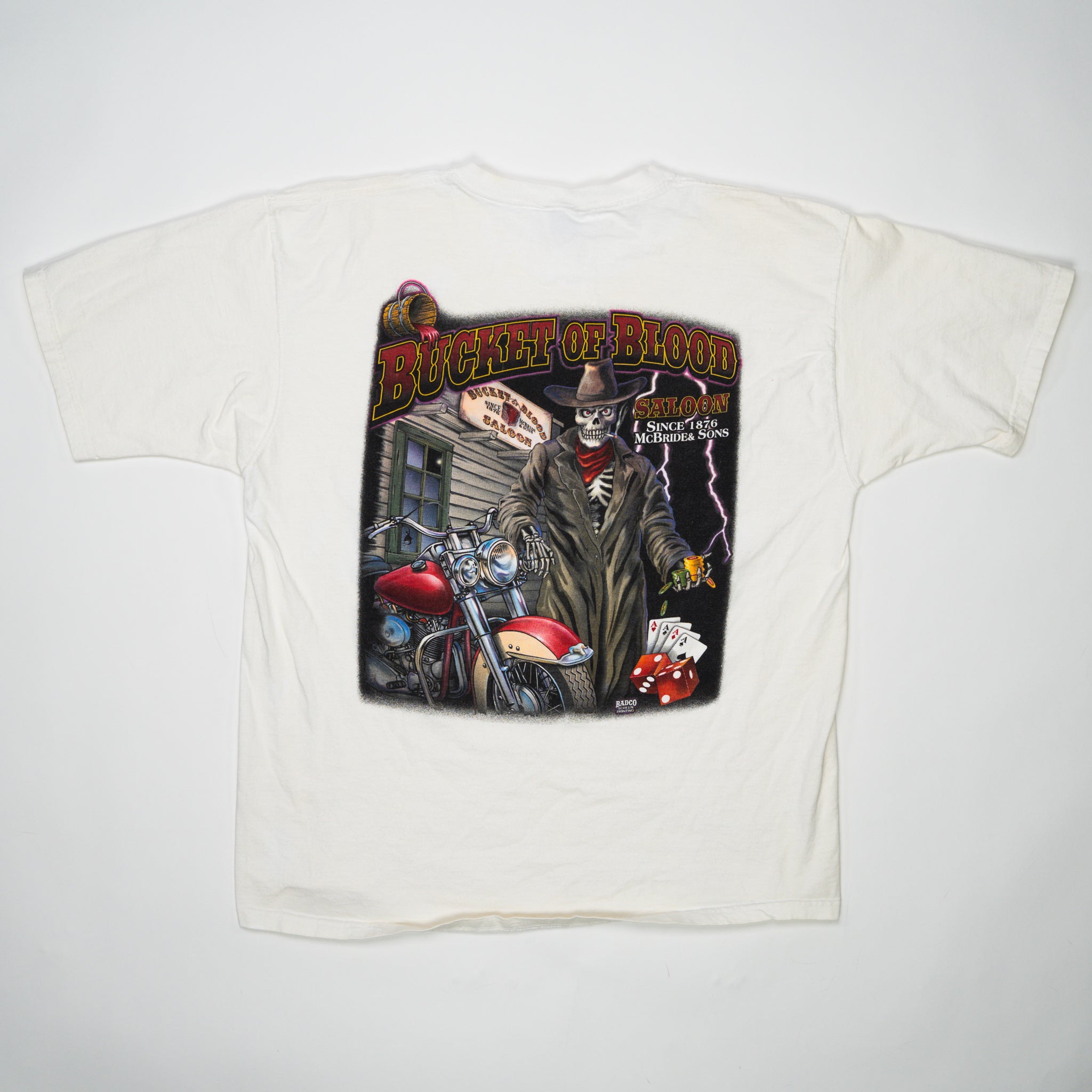 Vintage Bucket of Blood Saloon Tee (M/L) | Rebalance Vintage.