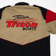 Vintage Multicolor Team Triton Boats Button Up Shirt (L)