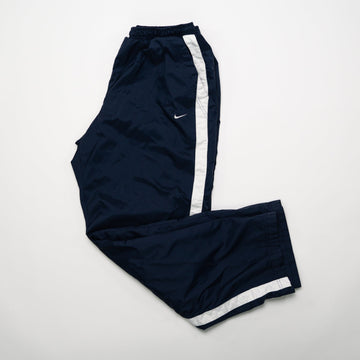 Vintage Blue + White Nike Windbreaker Pants (L) | Rebalance Vintage.