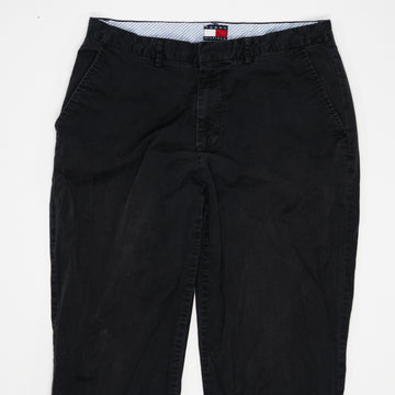 Vintage Black Tommy Hilfiger Khaki Pants (34 x 32) | Rebalance Vintage.