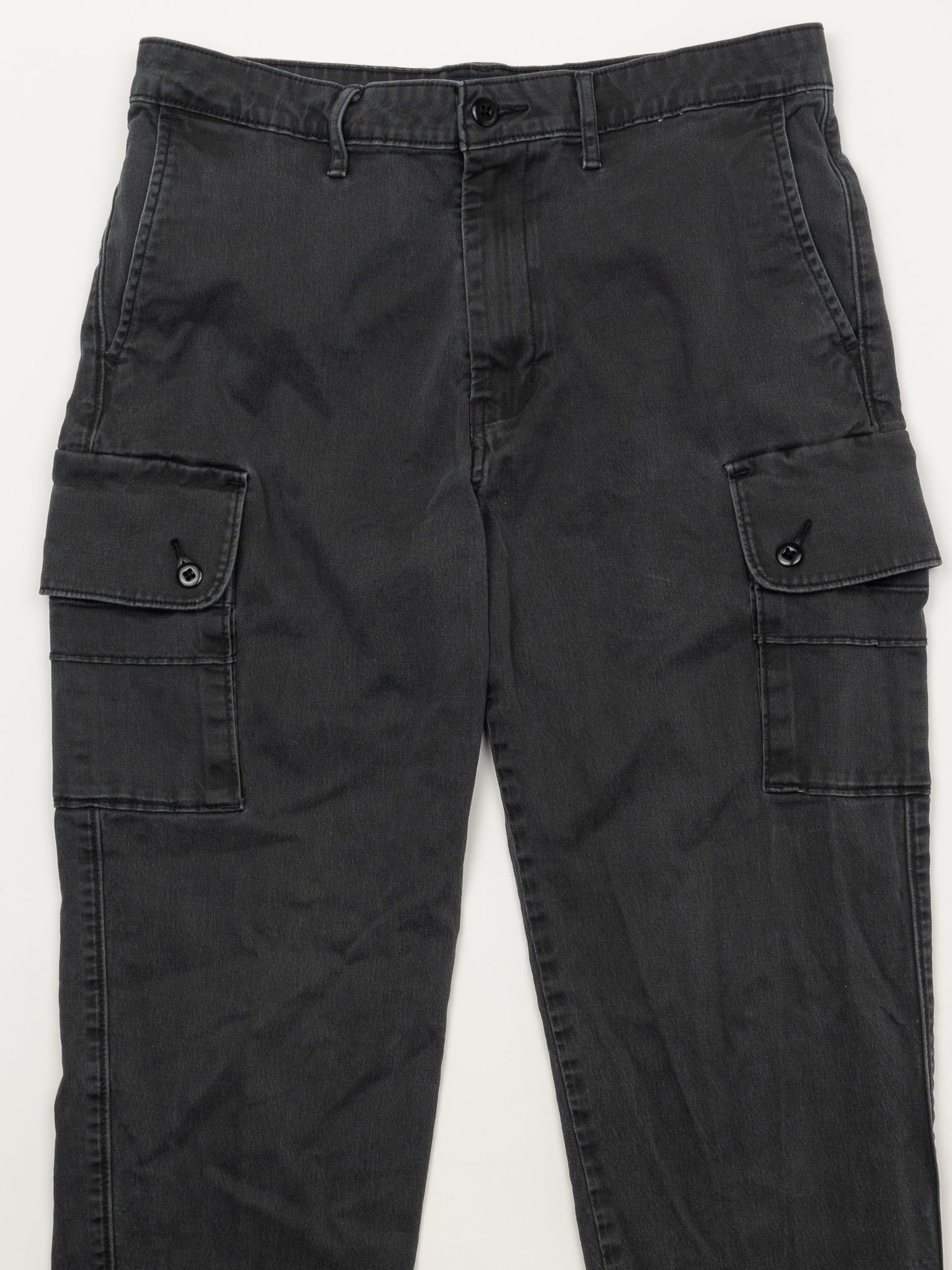 Vintage Washed Black Levi Cargo Pants (33 x 34)