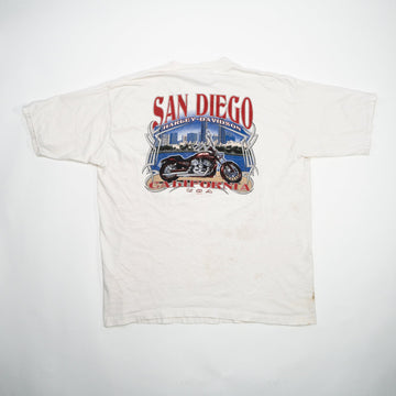 Vintage '04 White Harley Davidson San Diego Tee (L) | Rebalance Vintage.