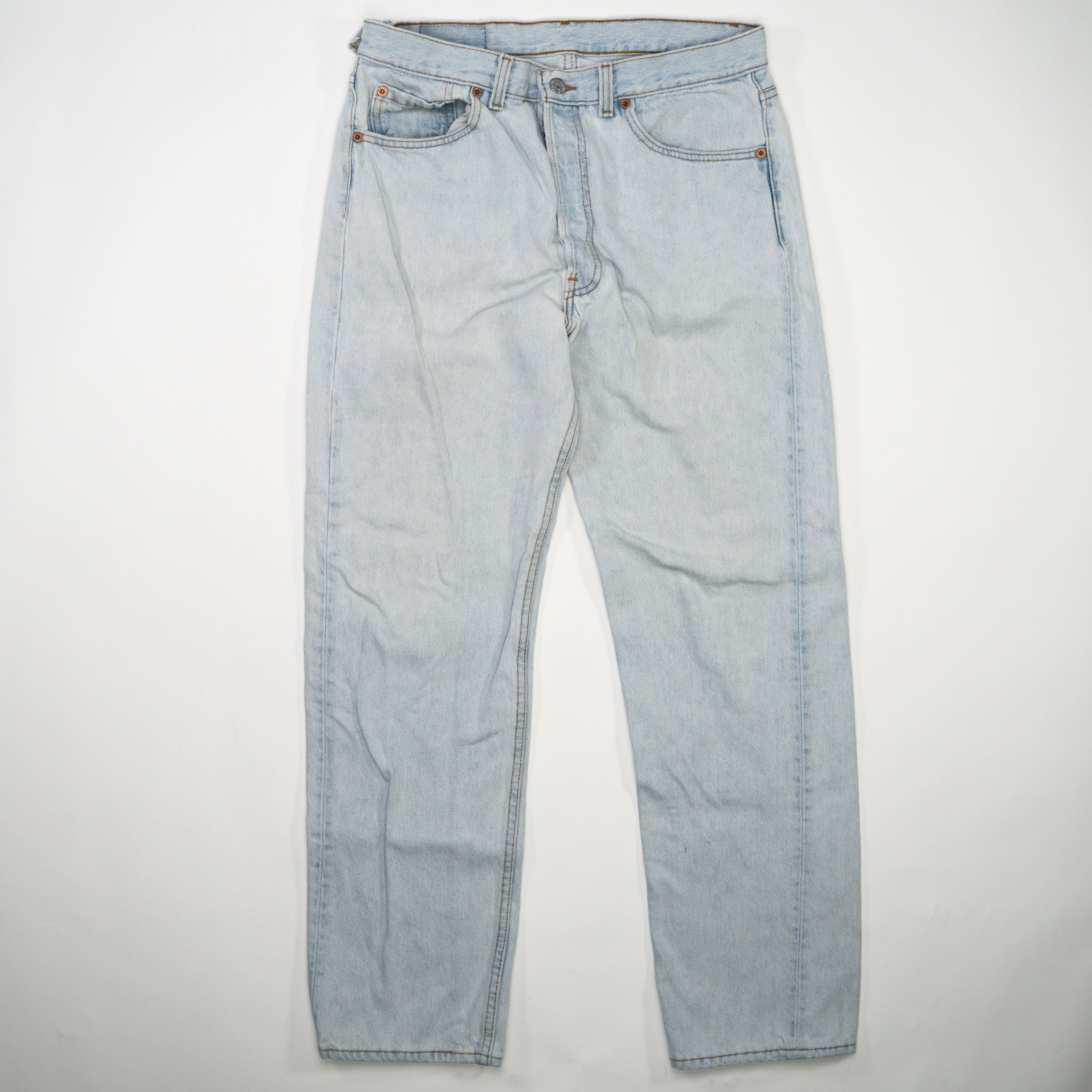 Vintage Very Light Washed 501 Levi Jeans (30 x 34)