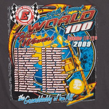 '09 World 100 Eldora Speedway Racing Tee (M) | Rebalance Vintage.