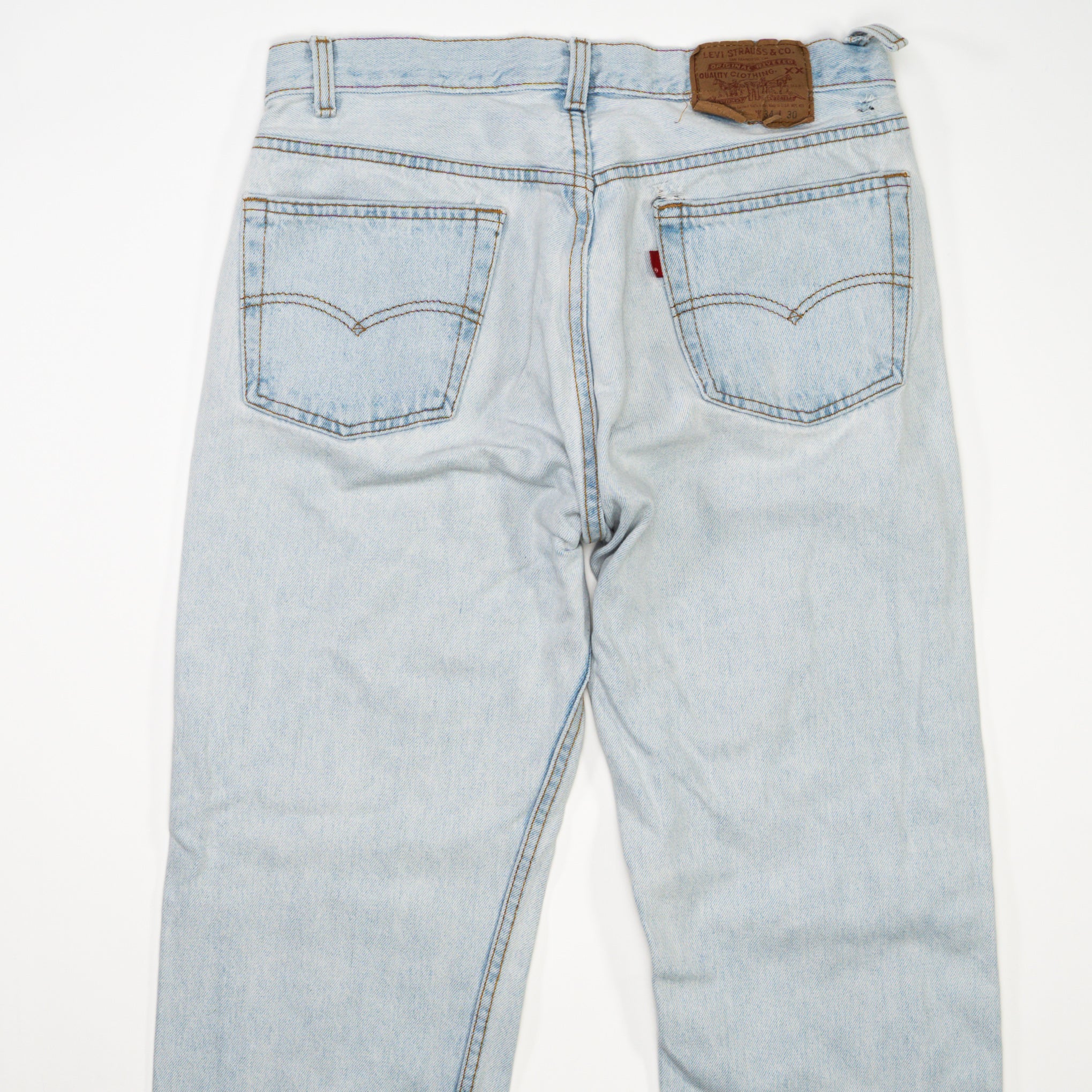 Vintage Very Light Washed 501 Levi Jeans (30 x 34)