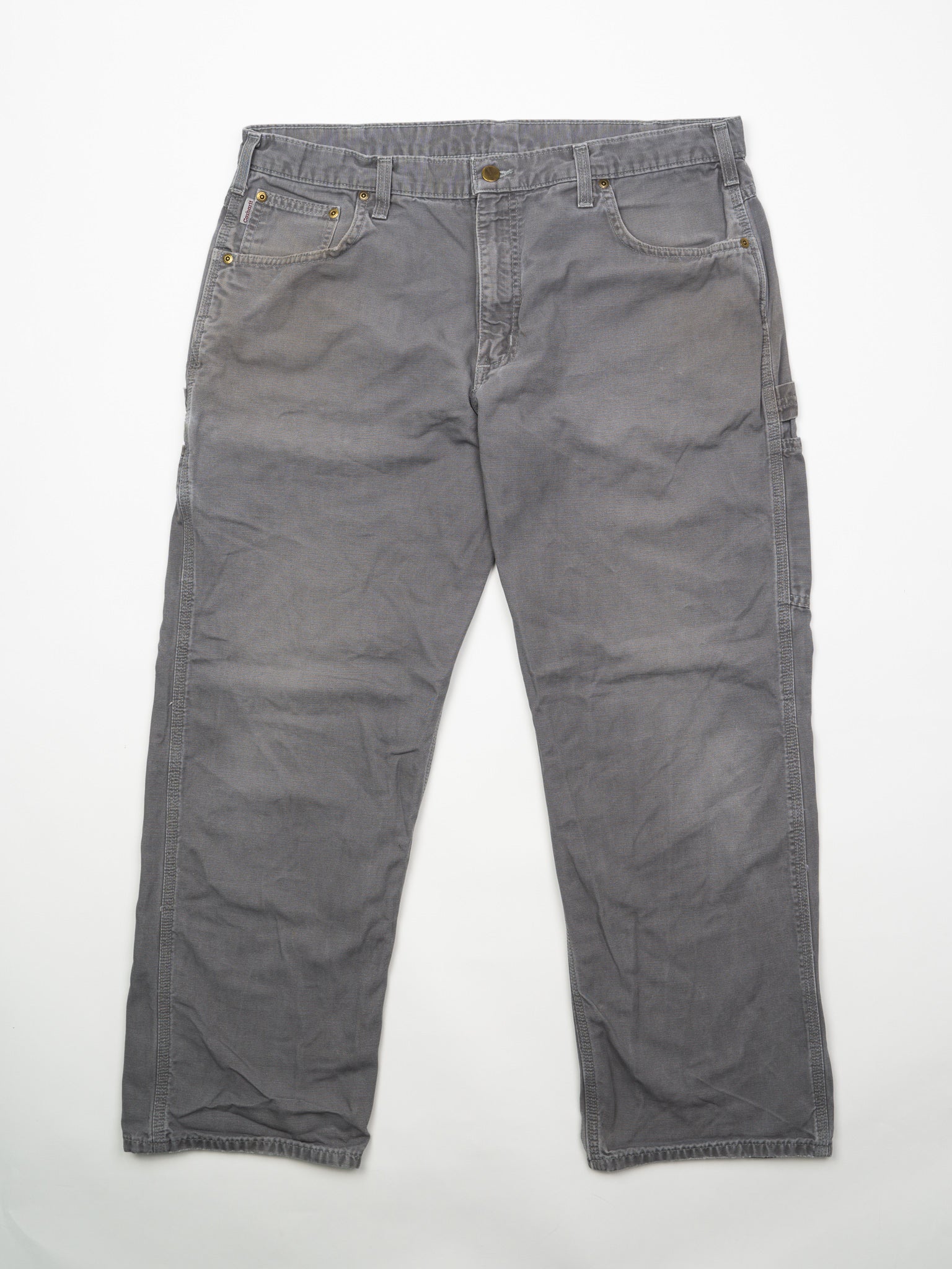 Vintage Grey Carhartt Cargo Pants (38 x 29)